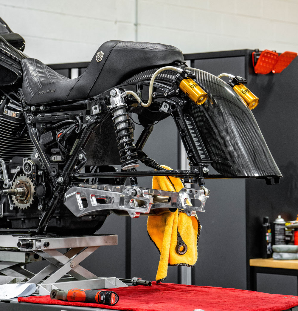 MyMachinist Polished M8 Bagger Swingarm
