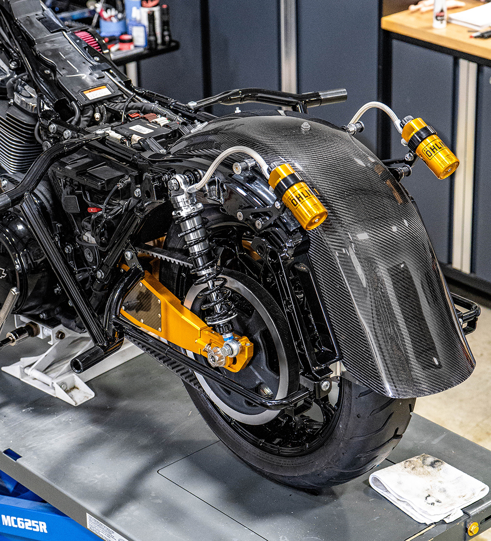 Ohlins HD 357 Twin 13" Shocks for 1990-2013 Harley Touring