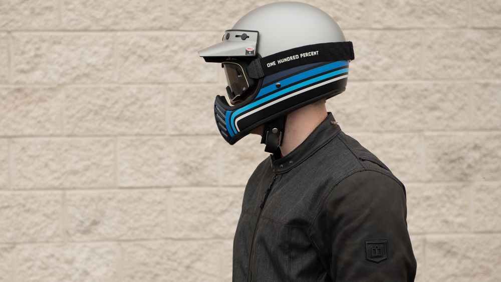 Bell Moto 3 >> Bell Moto 3 Matte Silver Black Blue Stripes Helmet Get Lowered Cycles Bell Moto 3 >> Bell Moto 3 Matte Silver Black Blue Stripes Helmet Get Lowered Cycles