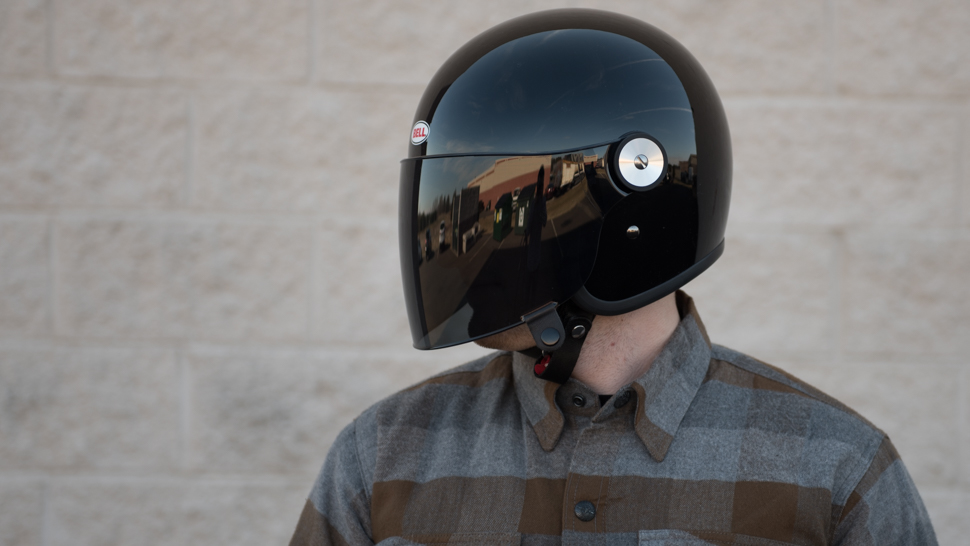 Bell Riot Gloss Black Helmet