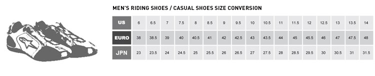 Alpinestars Anaheim Shoes Check Alpinestars Size Charts Below Before Ordering Casual Riding Footwear Jpg