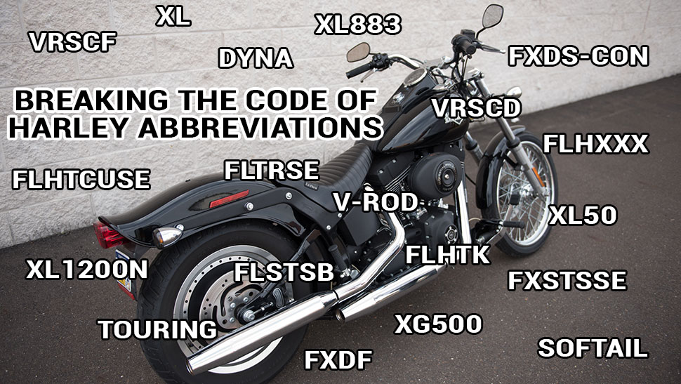 Harley Davidson Abbreviations - Deciphering the Code - Get Lowered