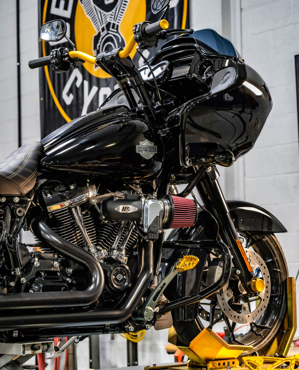 Horsepower Inc. Tunnel Ram Elbow for Harley M8