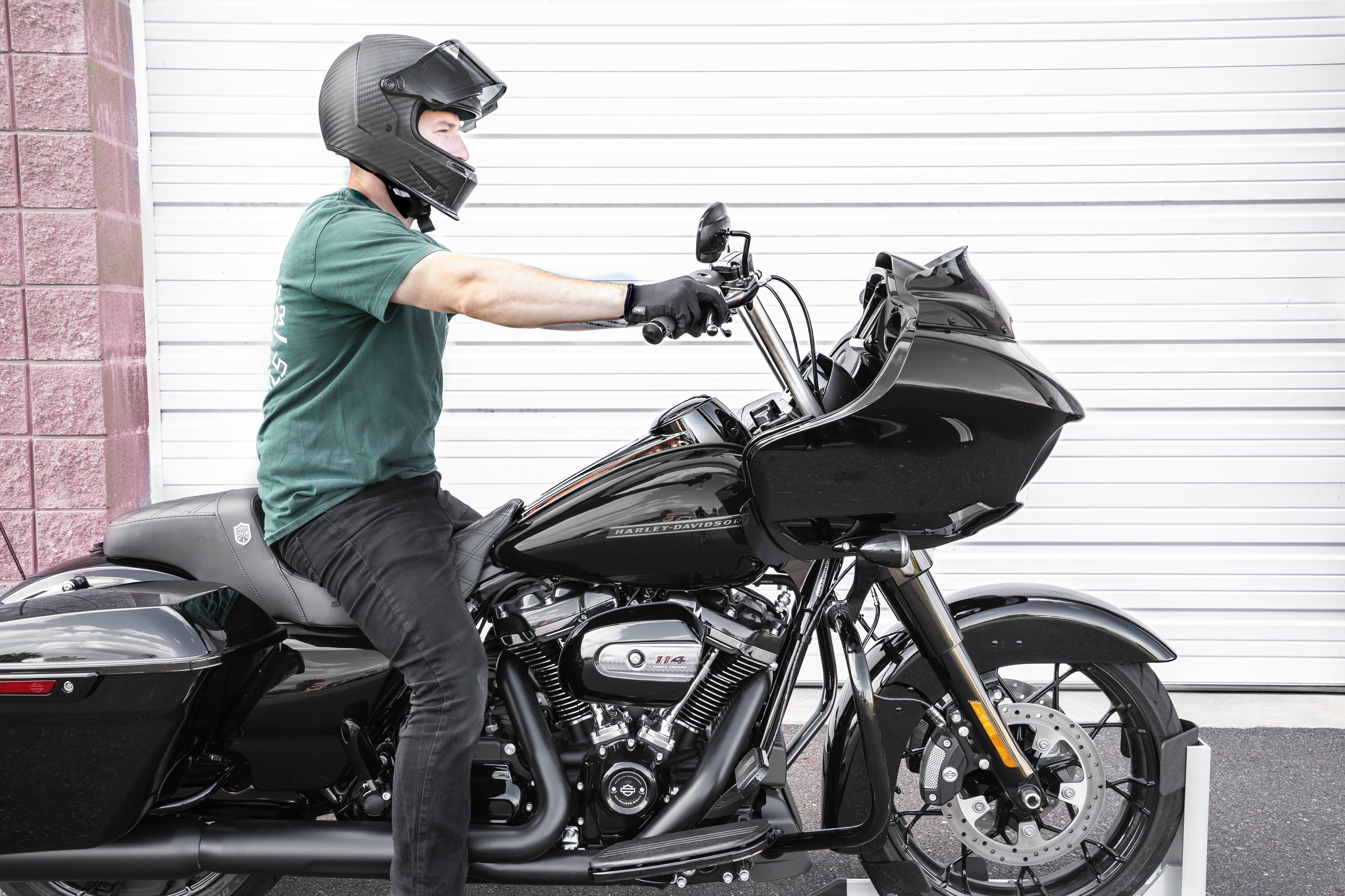 Klock Werks 6" Sport Flare Windshield for 2015-2020 Harley Road Glide - Dark Smoke