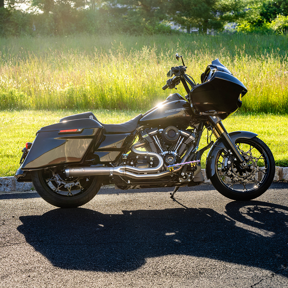 Slyfox x Bassani 2-1 Titanium / Stainless Exhaust for Harley M8 Touring