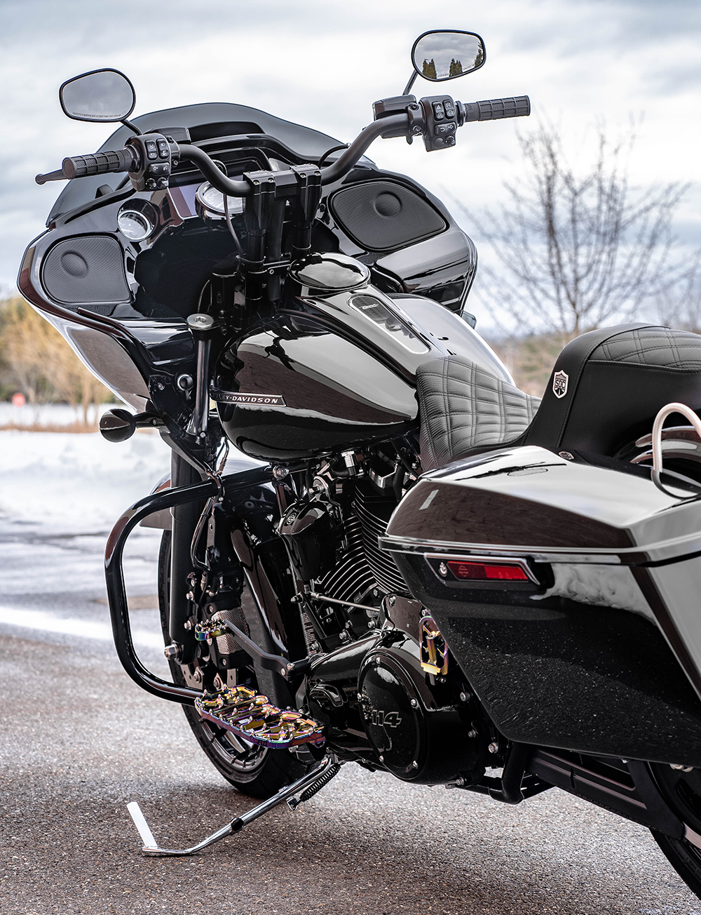 2020 Harley Road Glie with Kraus 8" Straight Risers