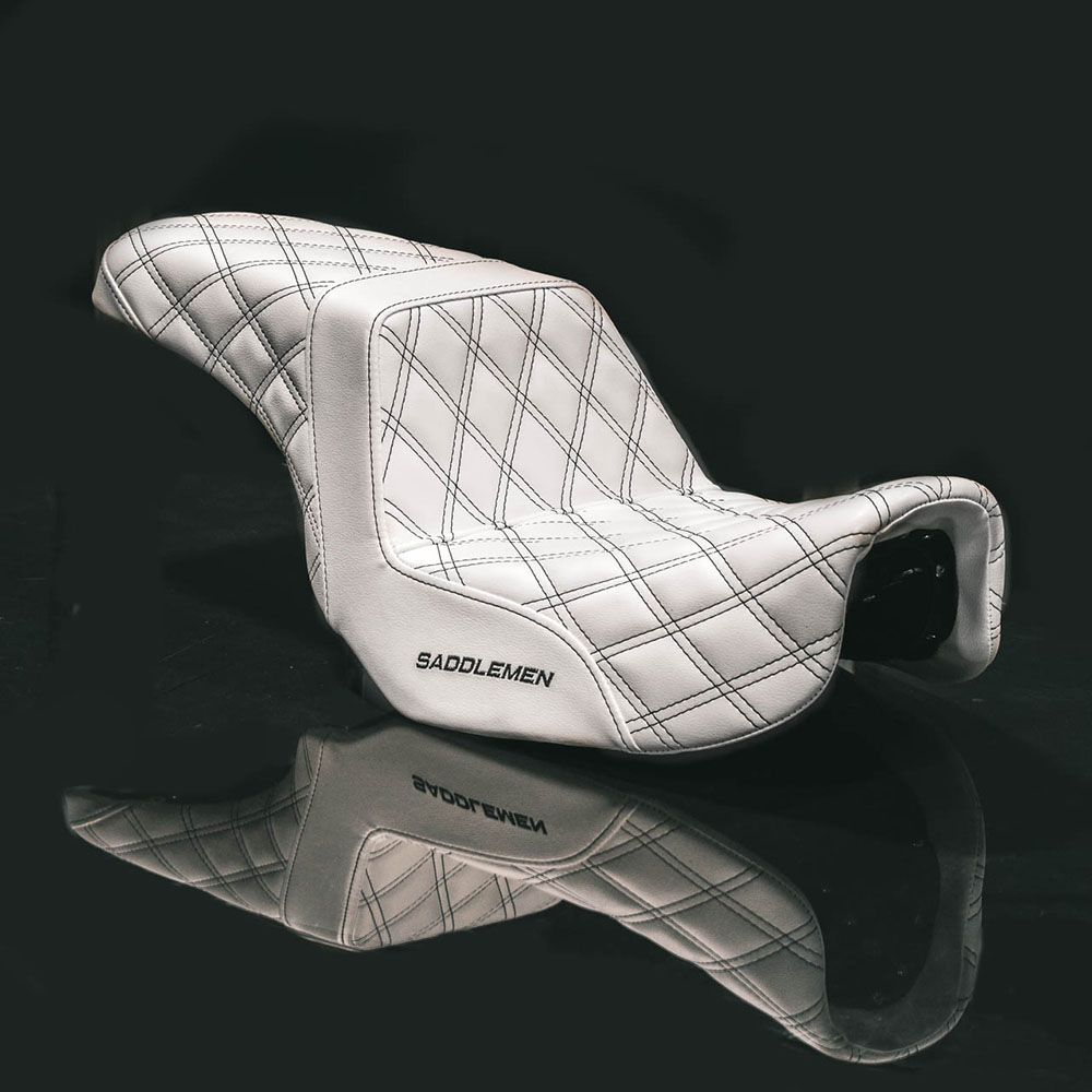 Custom Saddlemen Step-Up Seat Examples - Harley Models - Get Lowered Cycles
