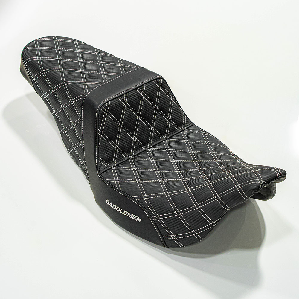 Custom Saddlemen Step-Up Seat Examples - Harley Models - Get Lowered Cycles