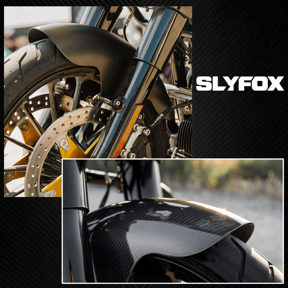 Slyfox Carbon Fiber Front Fender for Halrey Touring 