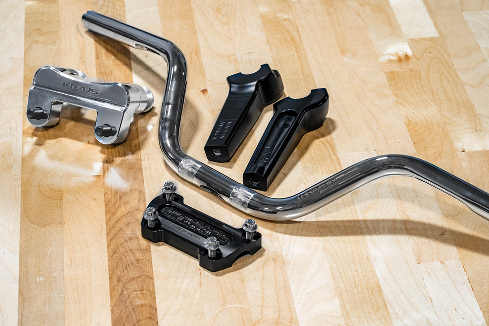 Thrashin Supply Risers, High Bend Bars and Kraus Raptor Plate 2020